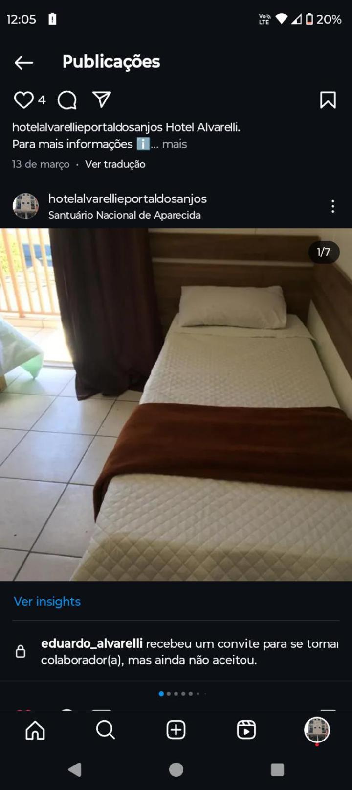 Hotel Portal Dos Anjos Aparecida  Buitenkant foto