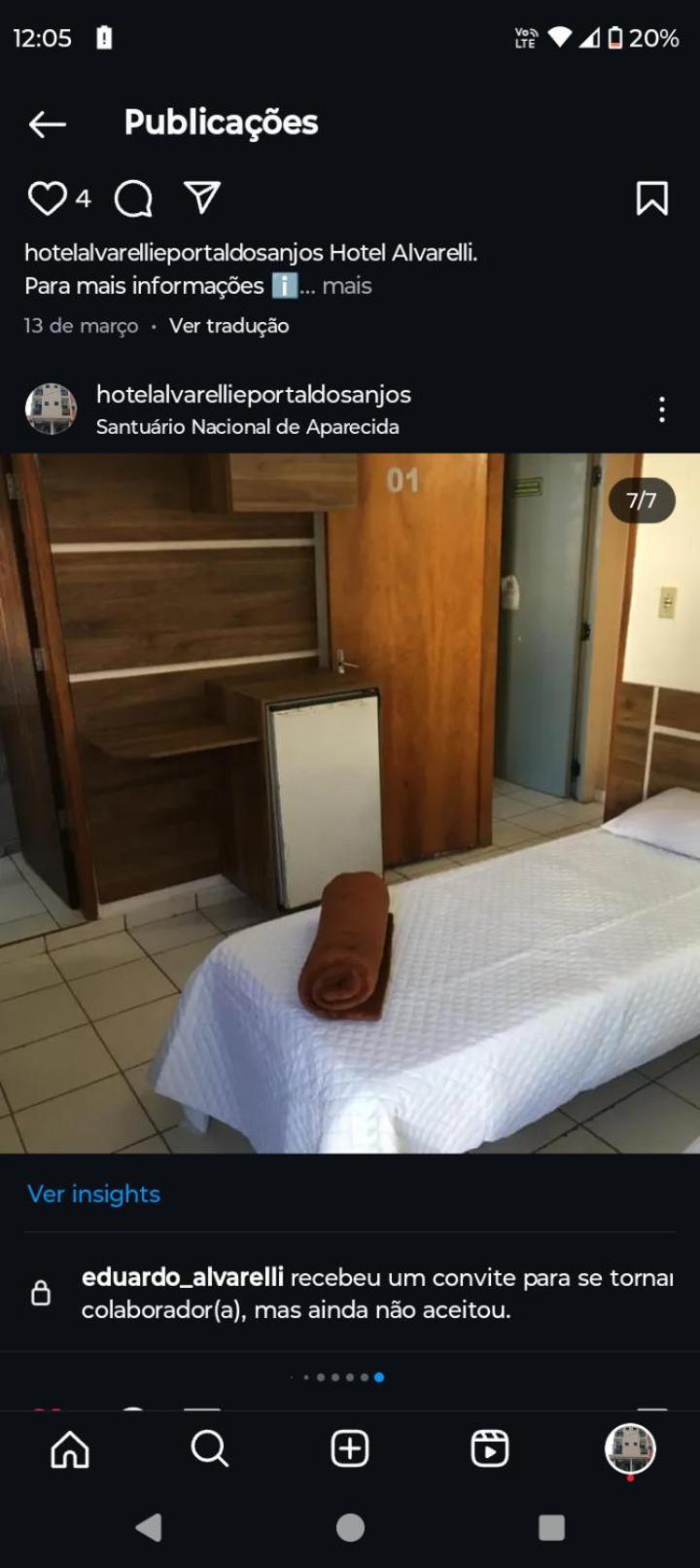 Hotel Portal Dos Anjos Aparecida  Buitenkant foto