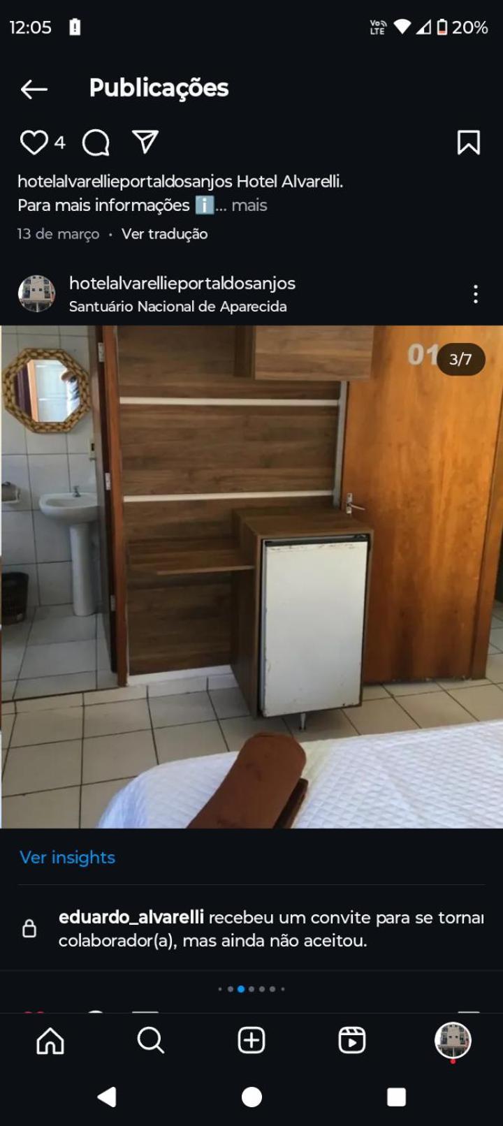 Hotel Portal Dos Anjos Aparecida  Buitenkant foto